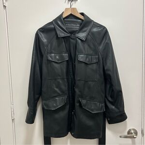 Bagatelle Black Vegan Leather Jacket